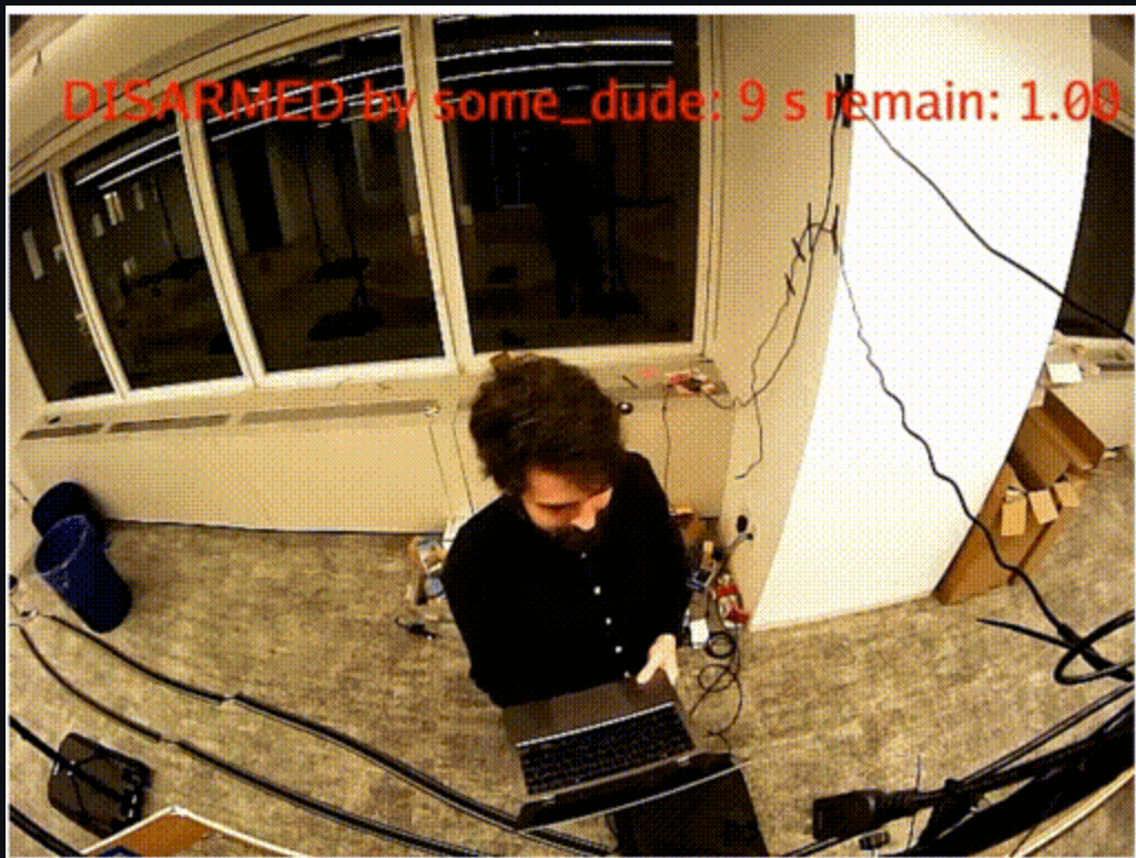 Verification camera feed